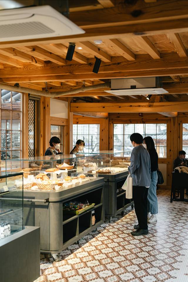 Interior of Cafe Onion Anguk in Seoul